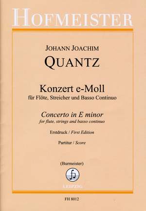 Johann Joachim Quantz: Konzert e-Moll