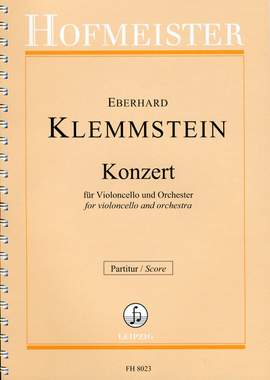 Eberhard Klemmstein: Konzert für ViolonCello und Orchester