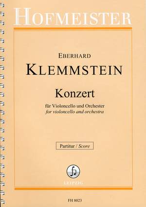 Eberhard Klemmstein: Konzert für ViolonCello und Orchester