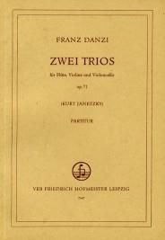Franz Danzi: 2 Trios op. 71