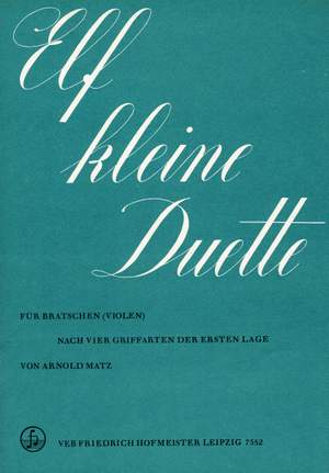Arnold Matz: Elf kleine Duette