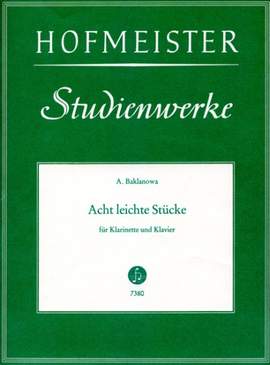 A. Baklanowa: Acht Stücke für Klarinette und Klavier