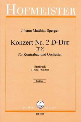 Johann Matthias Sperger: Konzert Nr. 2 D-Dur für Double Bass und Orchester