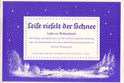 Leise rieselt der Schnee
