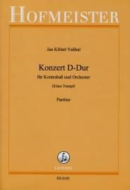 Jan Krtitel Vanhal: Konzert D-Dur für KontraBass und Orchester