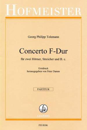 Georg Philipp Telemann: Concerto F-Dur