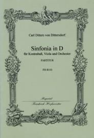 Carl Ditters von Dittersdorf: Sinfonia in D für kontraBass, Viola, Orchester