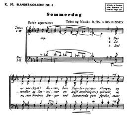 Johannes Kristensen: Sommerdag