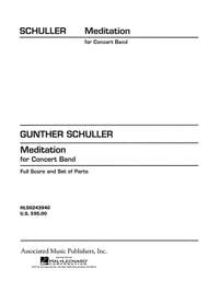 Gunther Schuller: Meditation for Concert Band