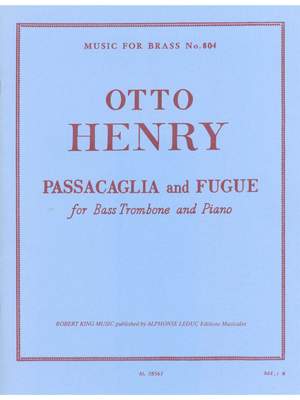 Otto Henry: Passacaglia And Fugue