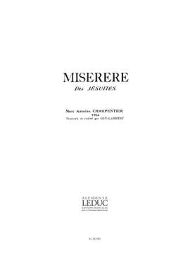 Marc-Antoine Charpentier: Miserere Des Jesuites