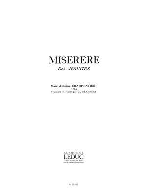 Marc-Antoine Charpentier: Miserere Des Jesuites