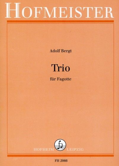 Adolf Bergt: Trios