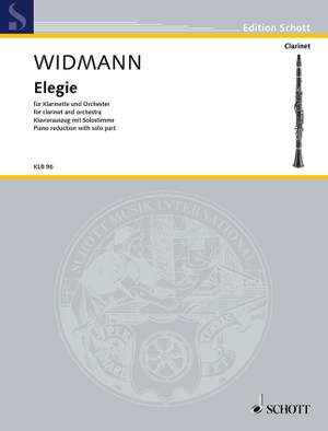Widmann, J: Elegy