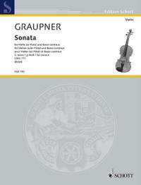 Graupner, C: Sonata G minor GWV 711