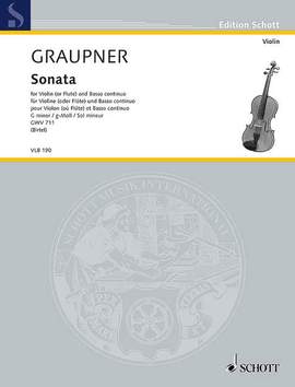 Graupner, C: Sonata G minor G minor