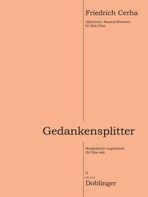 Friedrich Cerha: Gedankensplitter