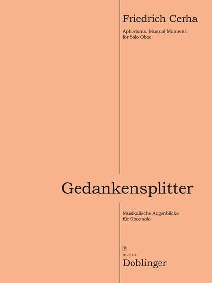 Friedrich Cerha: Gedankensplitter