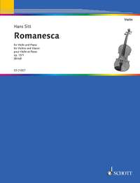 Sitt, H: Romanesca op. 13/1