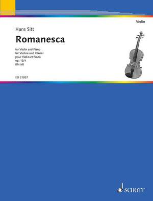 Sitt, H: Romanesca op. 13/1