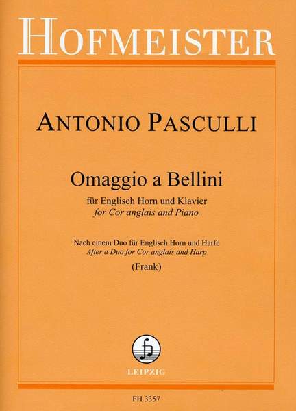 Pasculli, A: Omaggio a Bellini