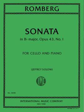 Bernhard Romberg: Sonata in B flat major, Op. 43, No.