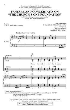 Samuel Sebastian Wesley: Fanfare & Concertato on The Church's Foundation