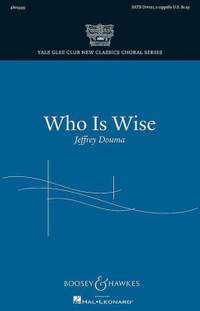 Douma, J: Who Is Wise?