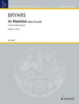 Bryars, G: In Nomine (after Purcell)
