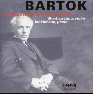Bartok - Complete Works For Violin & Piano