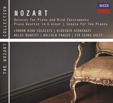 Mozart: Quintet for Piano and Winds in E flat, K452, etc.
