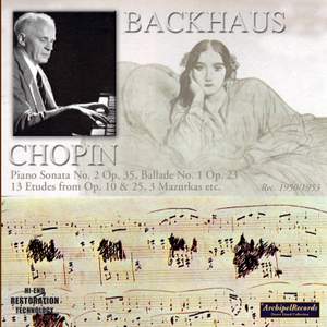 Wilhelm Backhaus plays Chopin Piano Works
