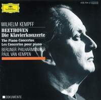 Ludwig van Beethoven, Wilhelm Kempff: Piano Concerto No.1 in C major, Op.15, etc.
