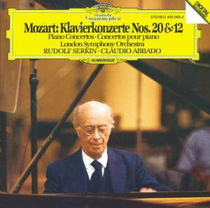 Mozart: Piano Concertos Nos. 20 and 12