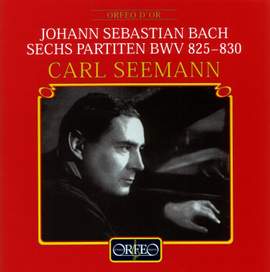 Bach, J S: Partitas Nos. 1-6, BWV825-830