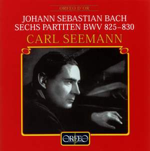Bach, J S: Partitas Nos. 1-6, BWV825-830 Product Image