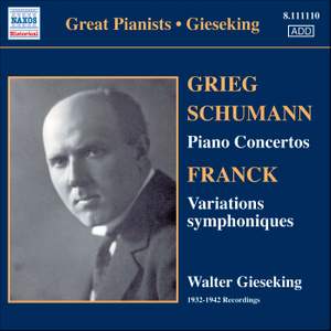 Great Pianists - Walter Gieseking