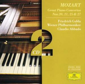 Mozart: Piano Concertos Nos. 20, 21, 25 & 27