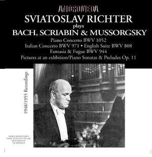 Richter plays Bach, Mussorgsky & Scriabin