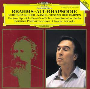 Brahms: Alto Rhapsody, Op. 53, etc.