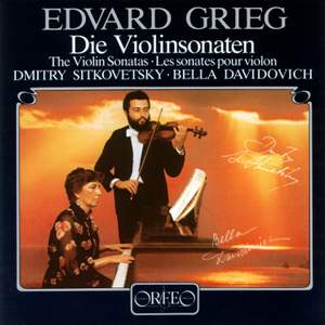 Grieg: Violin Sonatas Nos. 1-3, Op. 8, 13 & 45 Product Image