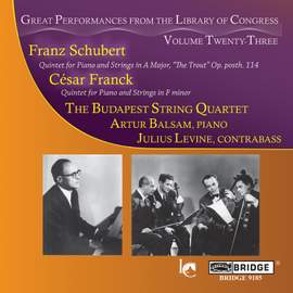 Great Performances from the Library of Congress, Vol. 23
