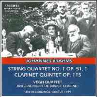 Brahms: String Quartet No. 1 & Clarinet Quintet