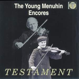 The Young Menuhin plays Encores, Volume 1