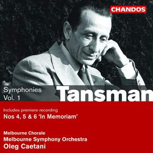Tansman - Symphonies Volume 1 (The War Years) Product Image