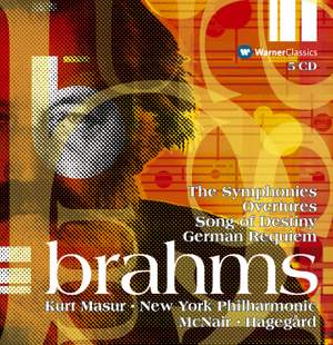 Brahms: Symphonies Nos 1-4, Overtures, Song of Destiny & German Requiem.