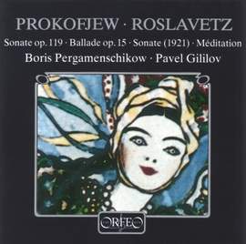 Prokofiev & Roslavetz: Works for cello & piano