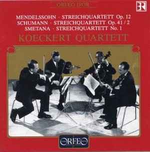 Mendelssohn: String Quartet No. 1 in E flat major, Op. 12, etc.