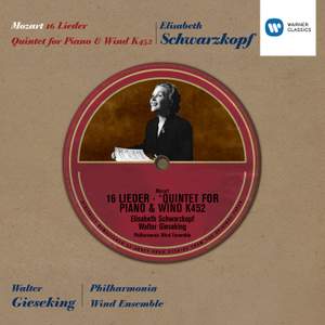 Mozart: 16 Lieder & Quintet for Piano and Wind