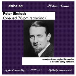 Peter Warlock: Collected 78rpm Recordings Product Image
